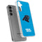 NFL Carolina Panthers Distressed Alternate Galaxy S24 Plus Clear Case