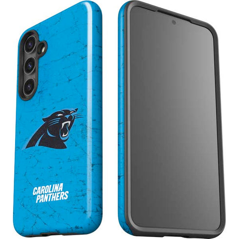 NFL Carolina Panthers Distressed Alternate Galaxy S24 Plus Impact Case