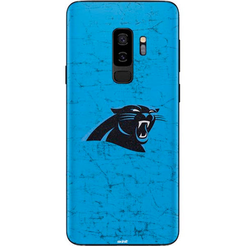 NFL Carolina Panthers Distressed Alternate Galaxy S9 Plus Skin