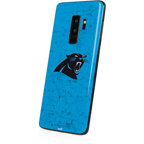 NFL Carolina Panthers Distressed Alternate Galaxy S9 Plus Skin
