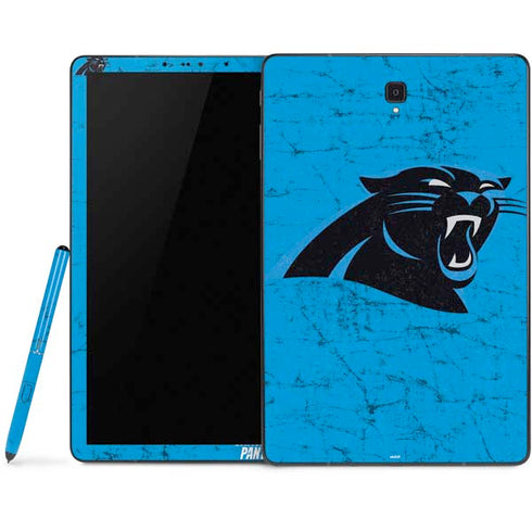 NFL Carolina Panthers Distressed Alternate Samsung Galaxy Tab Skin