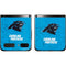 NFL Carolina Panthers Distressed Alternate Galaxy Z Flip Skin