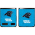 NFL Carolina Panthers Distressed Alternate Galaxy Z Flip Skin