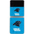 NFL Carolina Panthers Distressed Alternate Galaxy Z Flip3 5G Skin