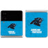 NFL Carolina Panthers Distressed Alternate Galaxy Z Flip4 5G Skin