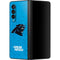 NFL Carolina Panthers Distressed Alternate Galaxy Z Fold3 5G Skin