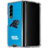 NFL Carolina Panthers Distressed Alternate Galaxy Z Fold4 5G Clear Case