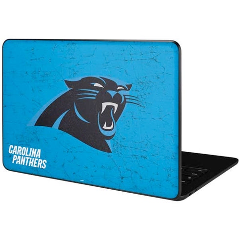 NFL Carolina Panthers Distressed Alternate Google Pixelbook Go Skin