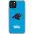 NFL Carolina Panthers Distressed Alternate iPhone 11 Pro Clear Case