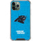 NFL Carolina Panthers Distressed Alternate iPhone 11 Pro Max Clear Case