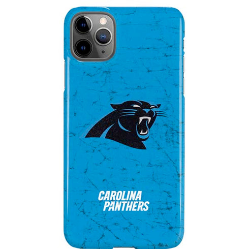 NFL Carolina Panthers Distressed Alternate iPhone 11 Pro Max Lite Case
