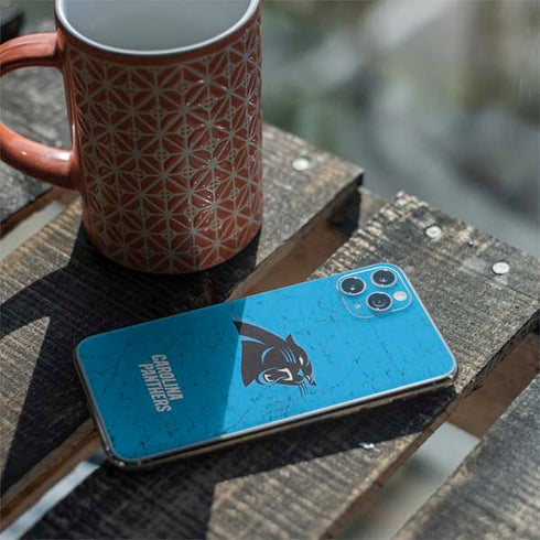 NFL Carolina Panthers Distressed Alternate iPhone 11 Pro Max Skin