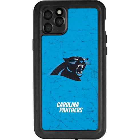 NFL Carolina Panthers Distressed Alternate iPhone 11 Pro Max Waterproof Case