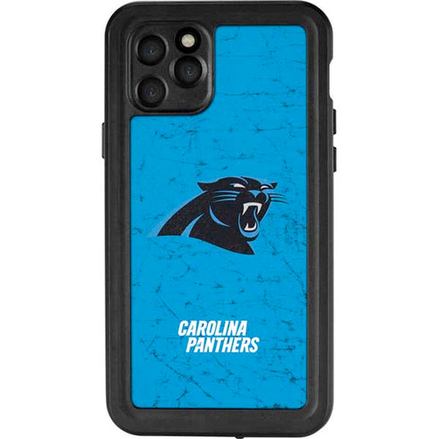 NFL Carolina Panthers Distressed Alternate iPhone 11 Pro Waterproof Case