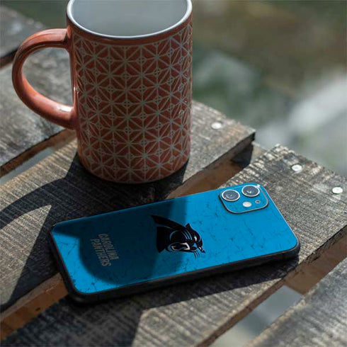 NFL Carolina Panthers Distressed Alternate iPhone 11 Skin
