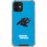 NFL Carolina Panthers Distressed Alternate iPhone 12 Mini Clear Case
