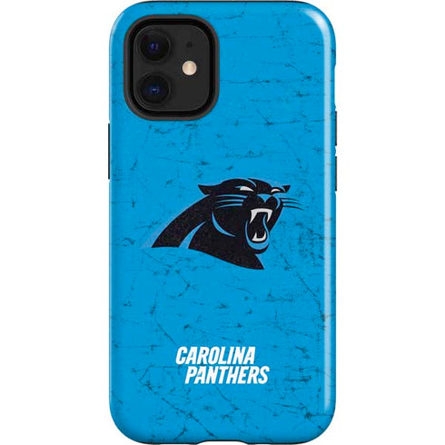 NFL Carolina Panthers Distressed Alternate iPhone 12 Mini Impact Case