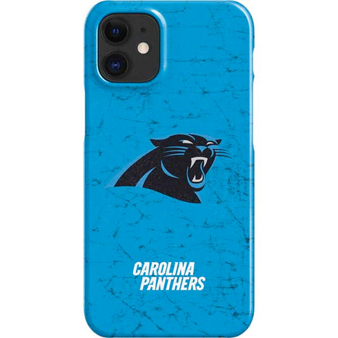 NFL Carolina Panthers Distressed Alternate iPhone 12 Mini Lite Case