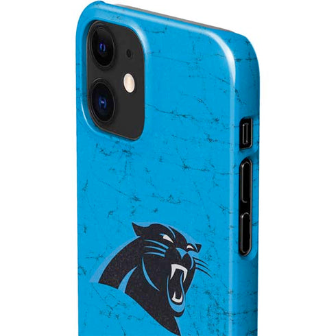 NFL Carolina Panthers Distressed Alternate iPhone 12 Mini Lite Case