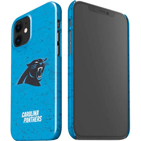 NFL Carolina Panthers Distressed Alternate iPhone 12 Mini Lite Case