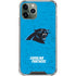 NFL Carolina Panthers Distressed Alternate iPhone 12 Pro Max Clear Case