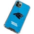 NFL Carolina Panthers Distressed Alternate iPhone 12 Pro Max Clear Case
