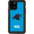 NFL Carolina Panthers Distressed Alternate iPhone 12 Pro Waterproof Case