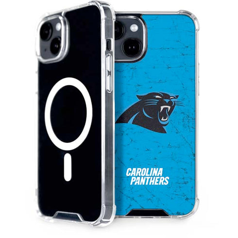 NFL Carolina Panthers Distressed Alternate iPhone 13 MagSafe Case