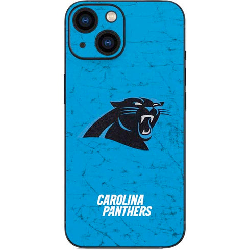 NFL Carolina Panthers Distressed Alternate iPhone 13 Mini Skin
