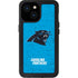 NFL Carolina Panthers Distressed Alternate iPhone 13 Mini Waterproof Case