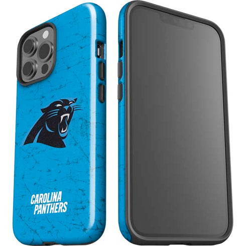 NFL Carolina Panthers Distressed Alternate iPhone 13 Pro Max Impact Case
