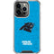 NFL Carolina Panthers Distressed Alternate iPhone 14 Pro Clear Case