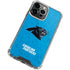 NFL Carolina Panthers Distressed Alternate iPhone 14 Pro Clear Case