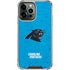 NFL Carolina Panthers Distressed Alternate iPhone 14 Pro Max Clear Case