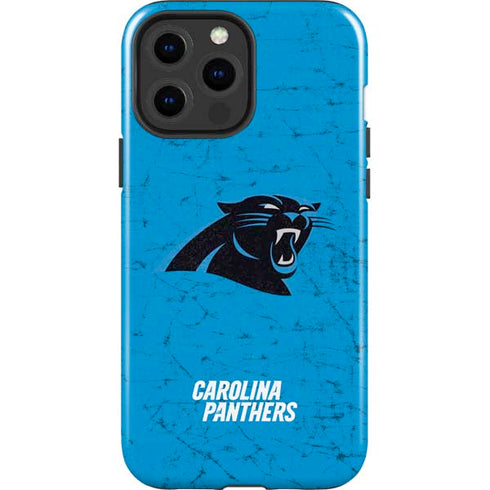 NFL Carolina Panthers Distressed Alternate iPhone 15 Pro Max Impact Case