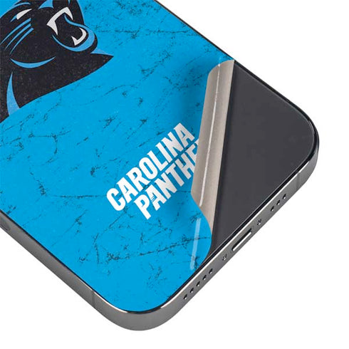 NFL Carolina Panthers Distressed Alternate iPhone 14 Pro Max Skin