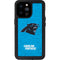 NFL Carolina Panthers Distressed Alternate iPhone 14 Pro Max Waterproof Case