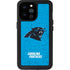 NFL Carolina Panthers Distressed Alternate iPhone 14 Pro Max Waterproof Case