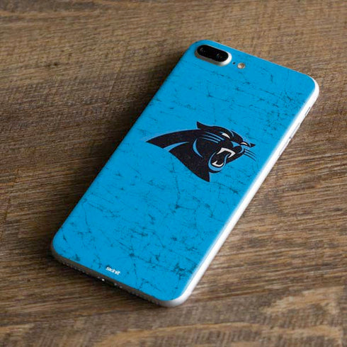 NFL Carolina Panthers Distressed Alternate iPhone 8 Plus Skin