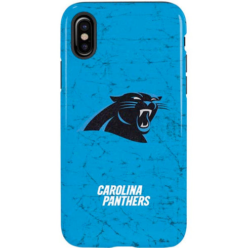 NFL Carolina Panthers Distressed Alternate iPhone XS Pro Case