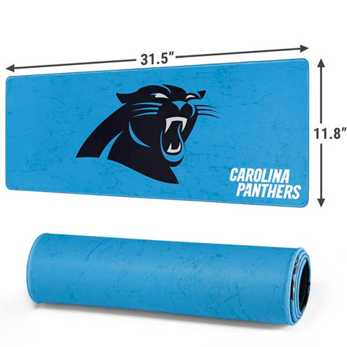 NFL Carolina Panthers Distressed Alternate Gaming Mouse Pad