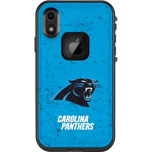NFL Carolina Panthers Distressed Alternate LifeProof Fre iPhone Skin