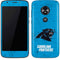 NFL Carolina Panthers Distressed Alternate Moto E5 Play Skin