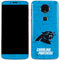NFL Carolina Panthers Distressed Alternate Moto E5 Plus Skin