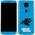 NFL Carolina Panthers Distressed Alternate Moto E5 Plus Skin