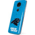 NFL Carolina Panthers Distressed Alternate Moto E5 Plus Skin