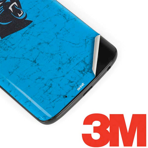 NFL Carolina Panthers Distressed Alternate Moto G6 Skin
