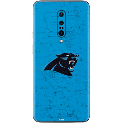 NFL Carolina Panthers Distressed Alternate OnePlus 7 Pro Skin