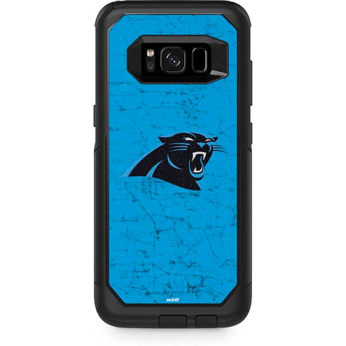 NFL Carolina Panthers Distressed Alternate Otterbox Commuter Galaxy Skin