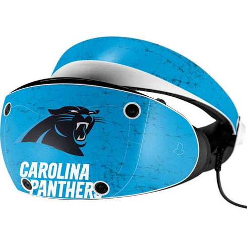 NFL Carolina Panthers Distressed Alternate PlayStation VR2 Skin